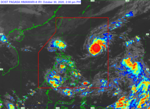 Quezon County is under "red alert" because of "Rolley"