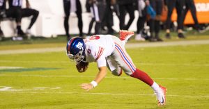 Daniel Jones' Travels and Falls.  So do the giants.