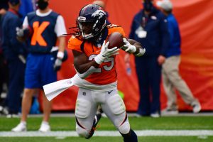 Melvin Gordon, Broncos RB, training after two days of arrest