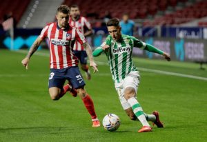 Soccer: Atletico beat Betis after Simeone's tactical substitution