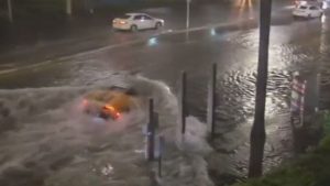 Tropical Storm ETA turns Florida streets into rivers, Lamborghini spotted as a 'submarine'