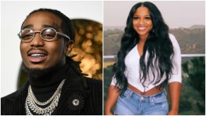 Quavo denies sleeping with Reginae Carter after a comedian asked him on Instagram Live