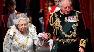 Queen Elizabeth II and Charles watched in the video: Suddenly they both smiled