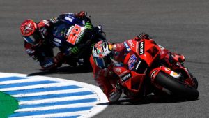 Ducati double in Jerez: Miller leads Bagnaya, Quartararo out of control - MotoGP