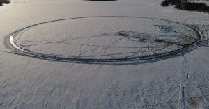 The Finns are trying to build the world's largest "ice ring" to warn of climate change