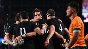 Amazing All Blacks run against Australia at Eden Park in Auckland