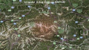 Earthquake in Tyrol on Monday evening (August 16) - its epicenter may have been in the region of Wörgl and Choaz