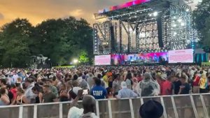 The homecoming party in Central Park has stopped over time as Henry approaches