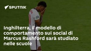 England, Marcus Rashford's social behavior model will be studied in schools