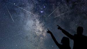 Draconids, Orionids, and Taurids visible in the night sky