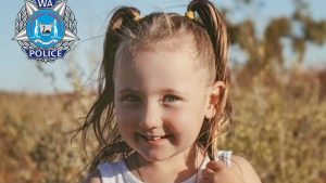 A four-year-old Australian girl has disappeared from her parents' tent