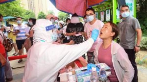 China records highest number of coronavirus cases in four months